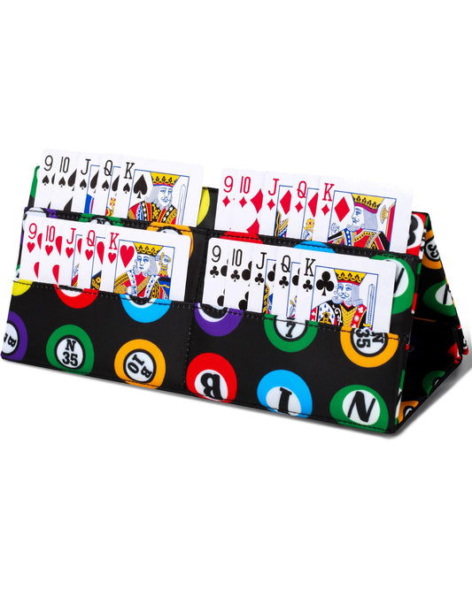 FOKDUVB playing card holder setup shows quick organization for games.