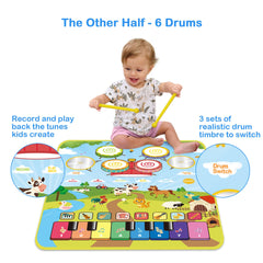 Foki Piano Mats instrument-selections close view shows varied instrument sounds.