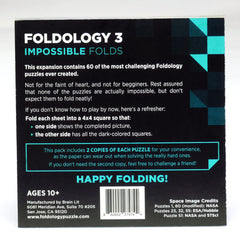 Foldology 3 set with two copies for friendly races and shared solving.