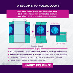 Vibrant printed designs emphasize quality and visual appeal during challenging folds.