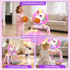 Folimix clock with spinning gear balls sparks curiosity during play.