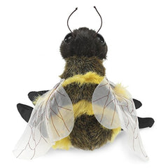 Folkmanis Honey Bee puppet with movable wings, great for stage performances.