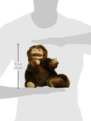 Folkmanis Monkey Hand Puppet hand-size design for single-handed control