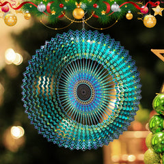 FONMY wind spinner geometric pattern laser cut 3D creates dynamic motion