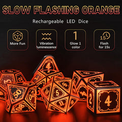 FONVGOGO charging base keeps the dice powered with clear charging status