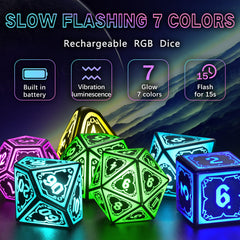 FonVGOGO DND dice charging bin keeps the set organized between battles.