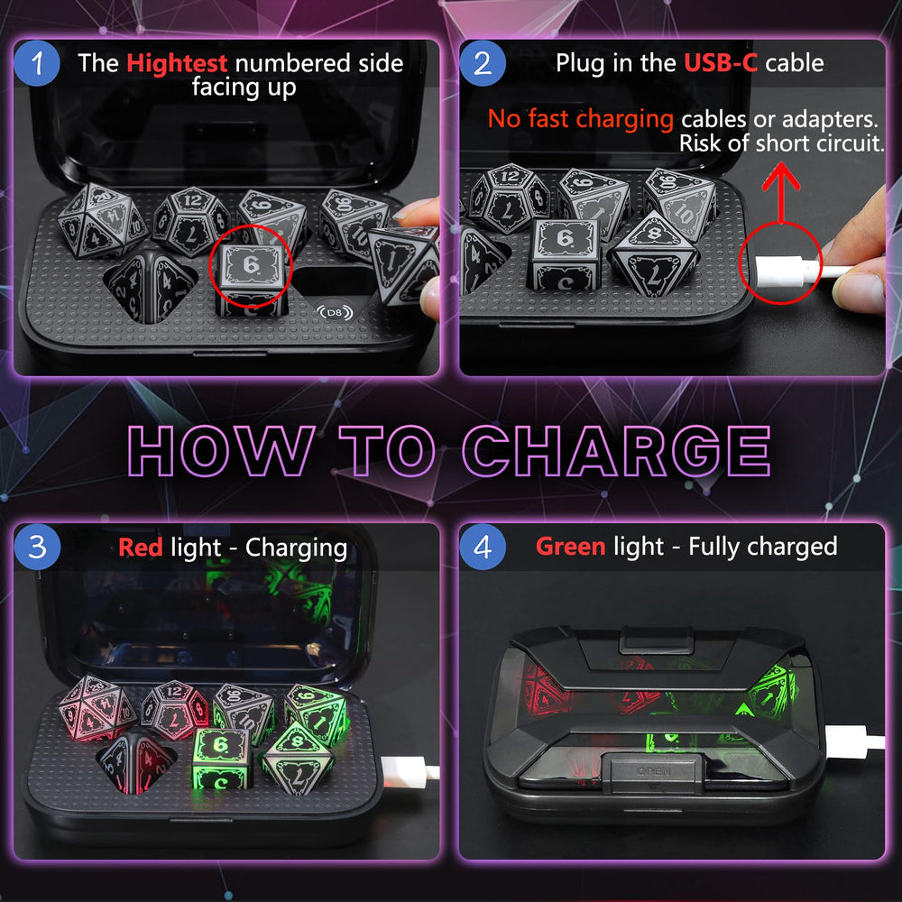 FONVGOGO LED glow during rolls enhances table ambiance.