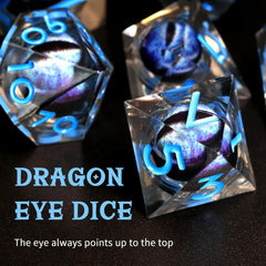 FONVGOGO Dragon Eye Dice liquid-core D8 delivers crisp, readable results.