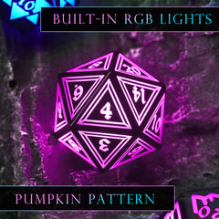 USB-C charging cable included with FONVGOGO LED DND dice set
