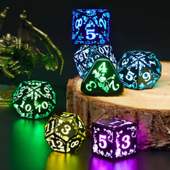 FONVGOGO Rose RGB dice glow on impact for dynamic game moments