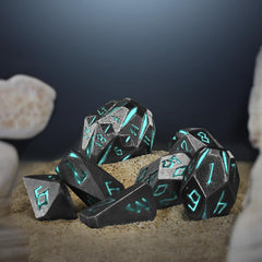 FONVGOGO Stonehenge-tonal pattern dice showcasing color shifts for style.