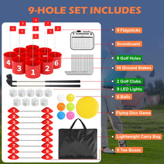 FOOING storage bag keeps all components organized for travel.
