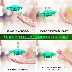 Force1 Scoot Glow auto-hover supports stable beginner-friendly flight.