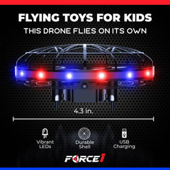 Force1 Scoot measures 4.3 inches, ideal for small indoor spaces.