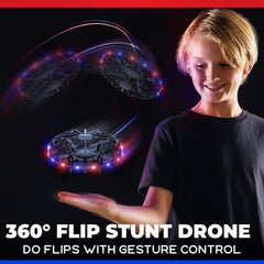 Force1 Scoot indoor hover showcases obstacle sensing and intuitive hand control.