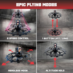 Force1 Skibidi Toilet Drone includes charger and tools for quick setup.