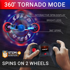 Force1 Tornado remote side view showing compact design