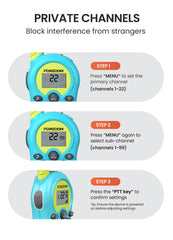 FOREDOM backlit screen and flashlight improve visibility in dim conditions.