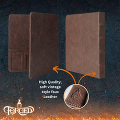 Forged Dice Co. Game-Folio on a tabletop during a friendly D&D session