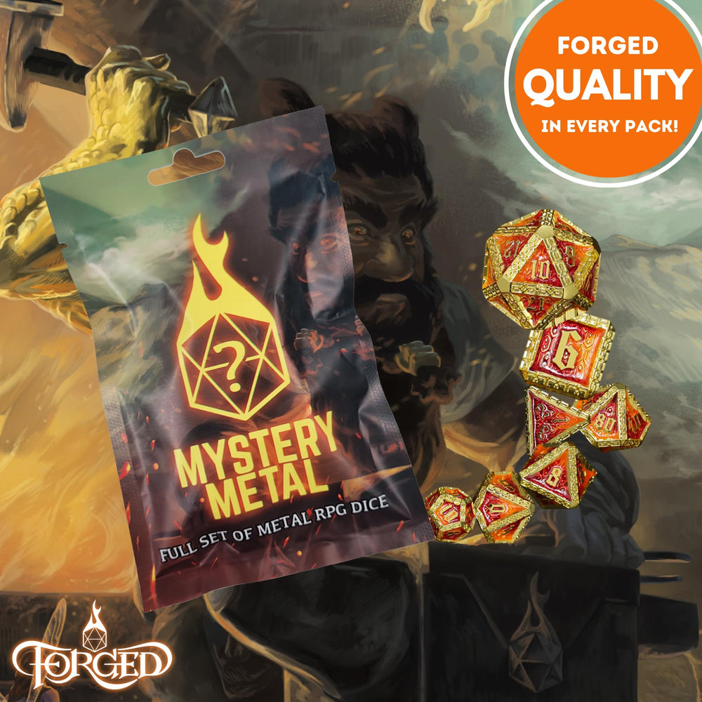 Opaque sealed bag by Forged Dice Co preserving surprise