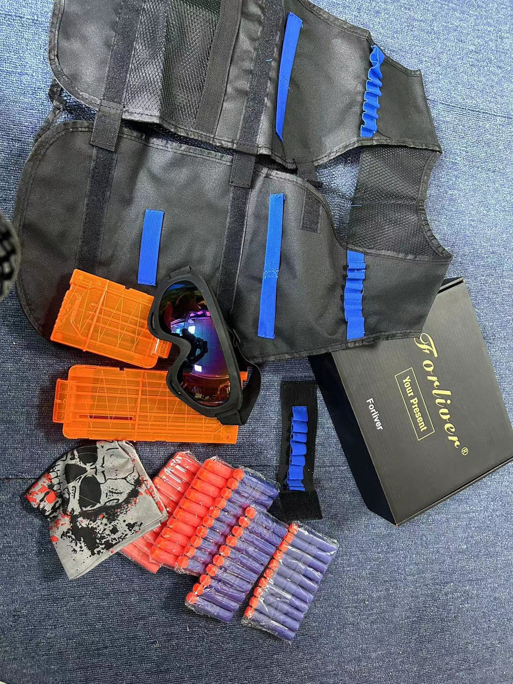 Forliver Kids battle kit packaging image shows everything neatly organized.