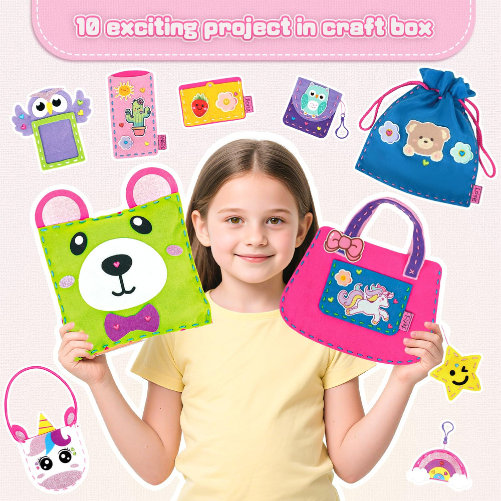Fortand Sewing Kit for Kids key chain – small project builds fine motor skills.