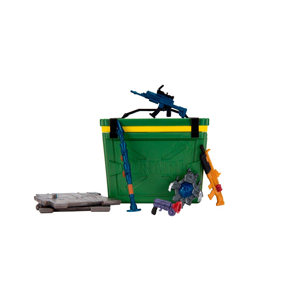 Fortnite accessory set with multi-coloured pieces for figure customization.