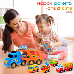 Forty4 red pull-back car supports easy, fun motor skills during playtime.