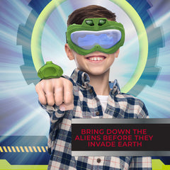 Three alien colors appear through Fotorama goggles for dynamic targets.