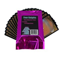 Four Knights booster pack with 30 unique MTG cards for expanded deck variety.
