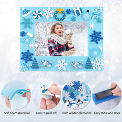 Fovths glitter snowflake stickers add festive sparkle to crafts