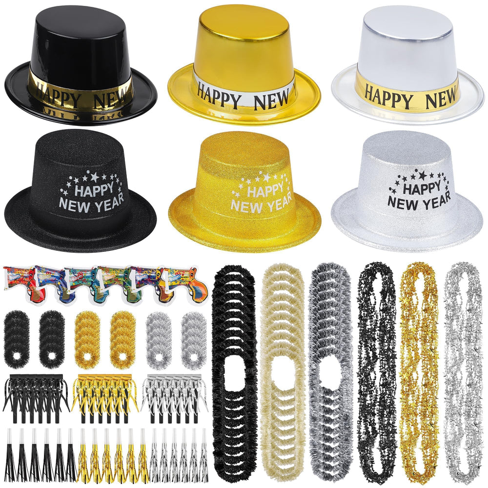 Fovths new year's top hats collection for stylish group photos and durable wear.