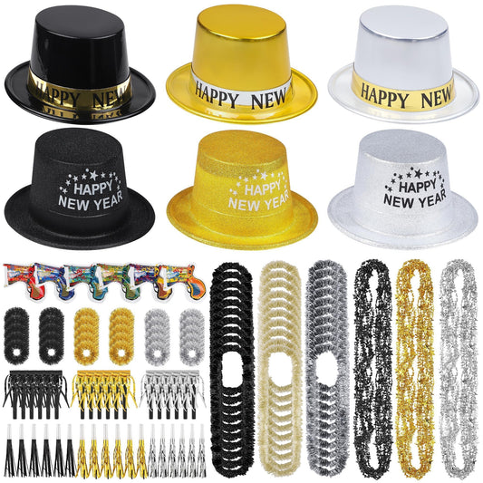 Fovths new year's top hats collection for stylish group photos and durable wear.
