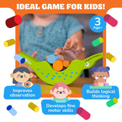 FoxMind Don't Rock The Croc tabletop setup keeps playtime fast and accessible.
