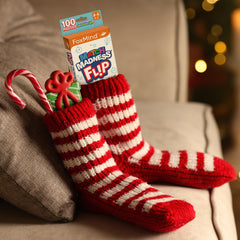 FoxMind Match Madness Flip waterproof cards resist spills during outdoor play.
