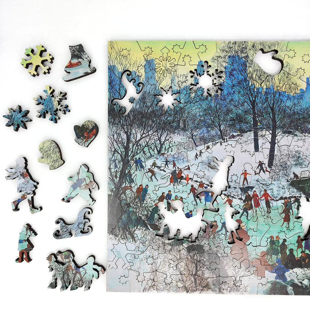 FoxSmartBox whimsical pieces, uniquely shaped, enhance storytelling during puzzling sessions.