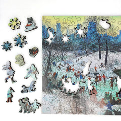 FoxSmartBox whimsical pieces, uniquely shaped, enhance storytelling during puzzling sessions.