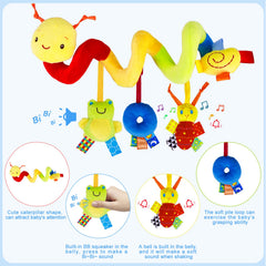 FPVERA soft plush toy with bell enhances early sensory listening and grasping.