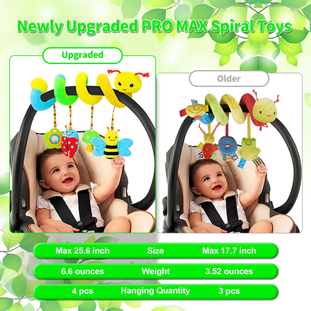 FPVERA soft plush hanging toy highlighting safe chewing surface for babies