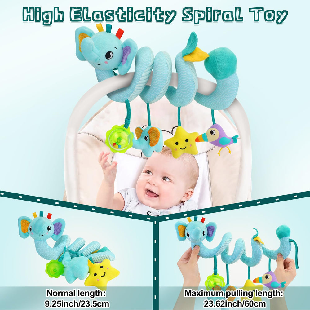 FPVERA soft toy attachments stay within reach for safe play.