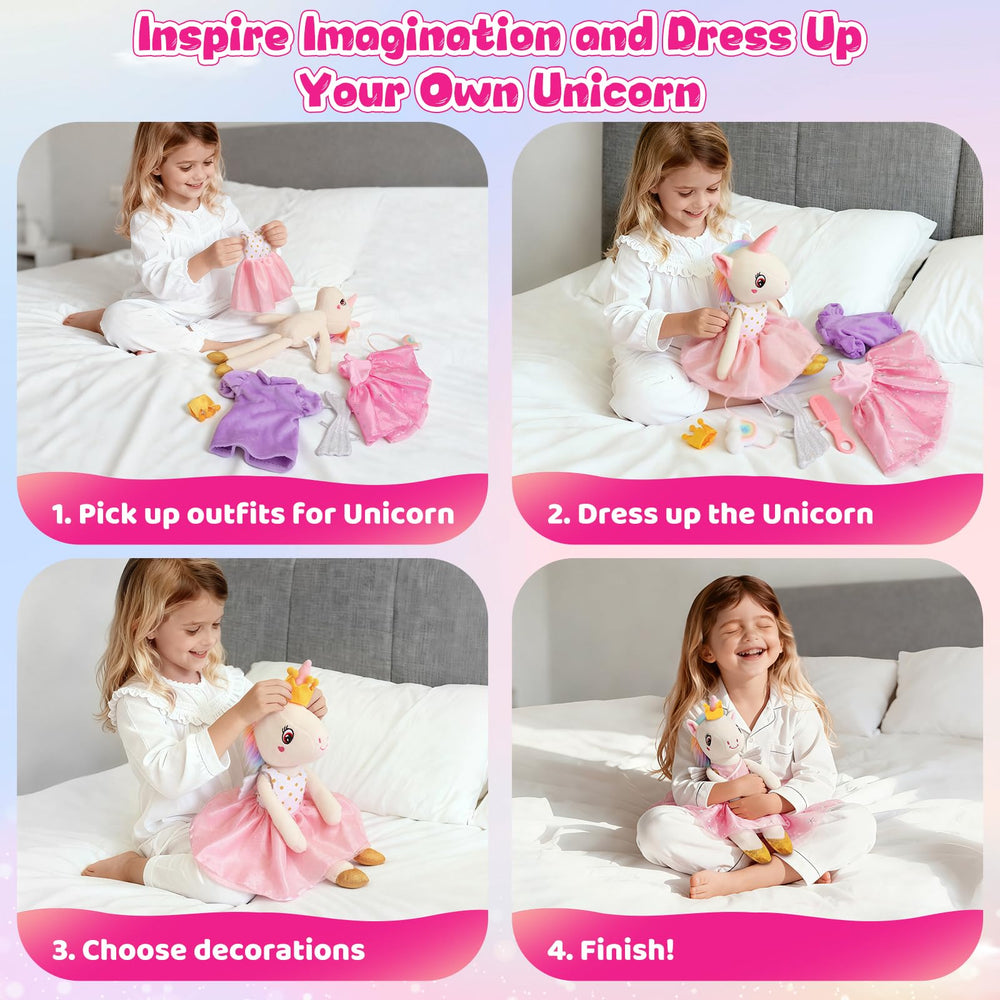 FPVERA unicorn mirror and comb set for hair styling adventures