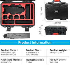 FPVtosky case comes with neck strap for easy carrying