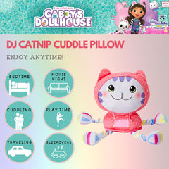 Franco DreamWorks DJ Catnip hoodie detail adds vibrant character flair.