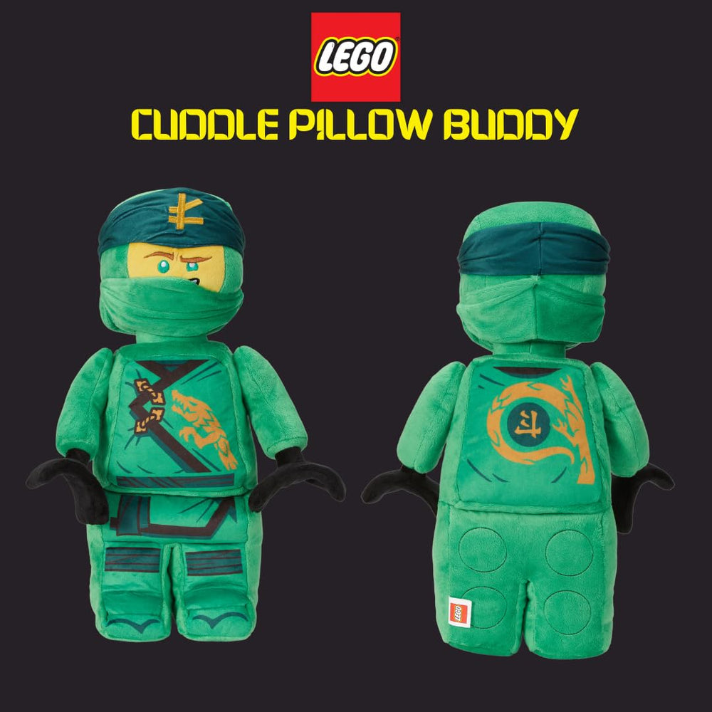 Franco Lego Ninjago cuddle pillow compact snuggle size for travel or naps.