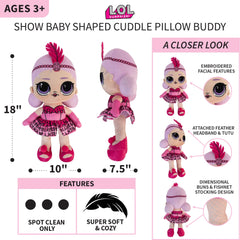 Franco LOL Show Baby cuddle pillow pom-pom sandals detail vibrant decor.