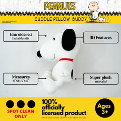 Franco Snoopy decorative closeup showcases vibrant colors for playful living spaces.