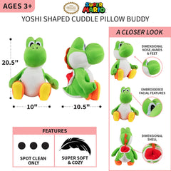 Franco Yoshi embroidered face captures iconic character for kid appeal