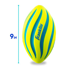 Franklin Sports indoor-outdoor football ball suitable for all play spaces.