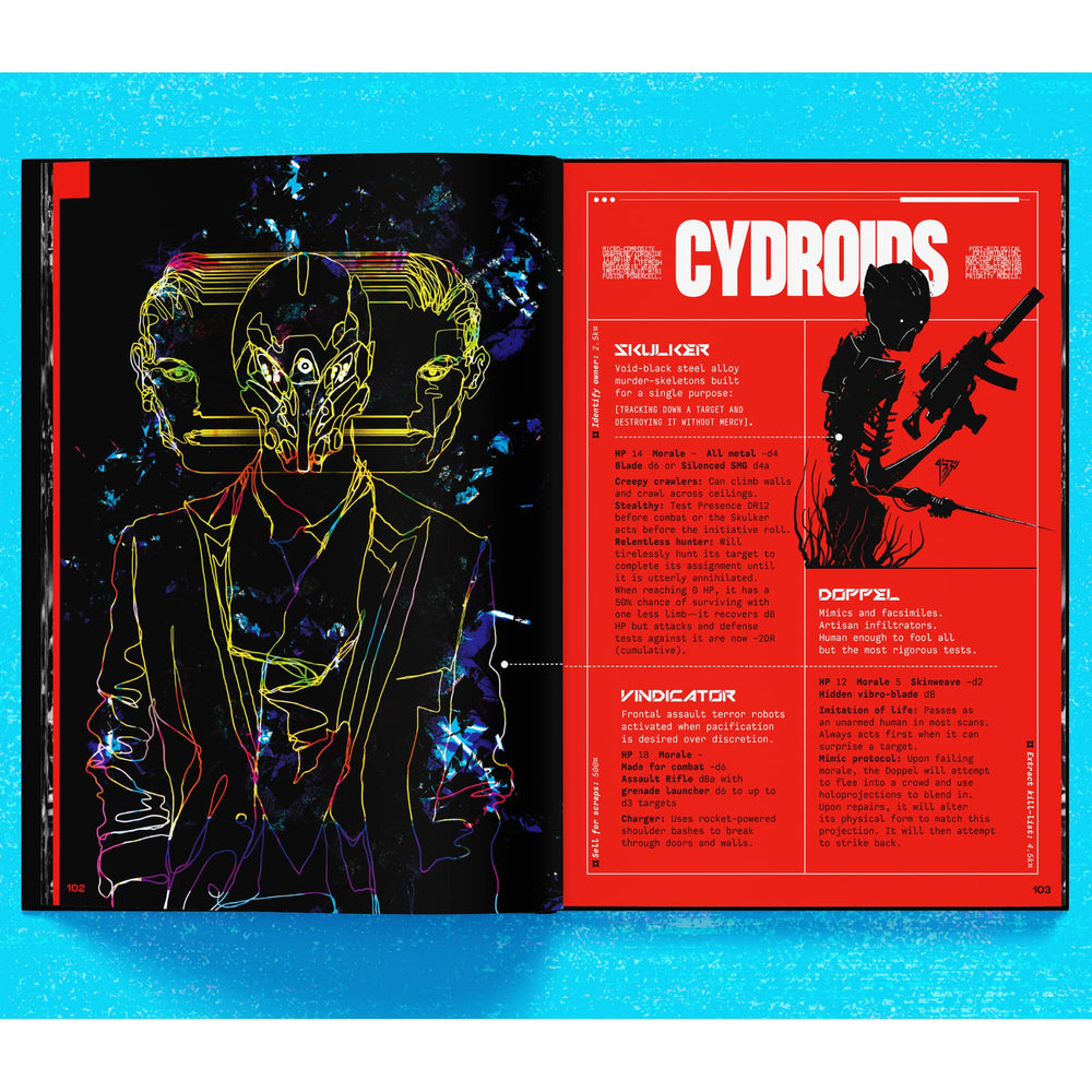 Free League CY_BORG megacity Cy cityscape for gritty urban adventures