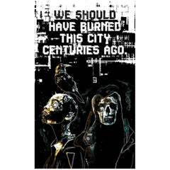 Free League CY_BORG purple hue artwork enhancing shelf appeal